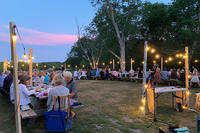 Sunset during Felix Neck's 2019 Sanctuary Supper