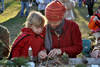 Family doing crafts at Felix Neck's Annual Fall Festival