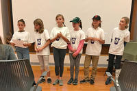 Plastic Free MV students at town meeting © Plastic Free MV