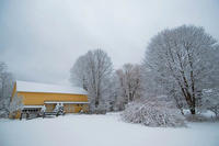 Winter barn in Woodstock, NY © Josh Touster