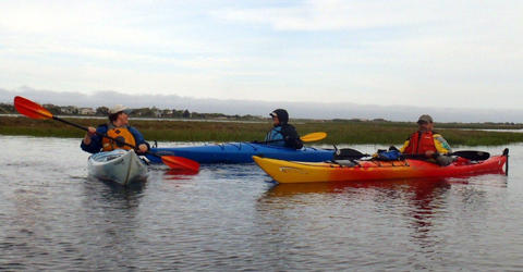 kayaking on the Parker River