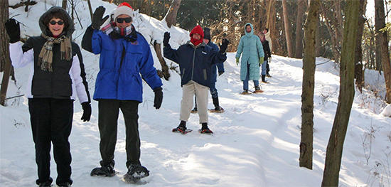 Snowshoeing at Stony Brook Wildlife Sanctuary