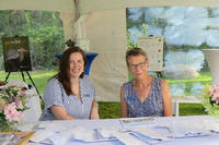 Lillie Peterson-Wirtanen (L) with Sheila Hoogeboom (R)