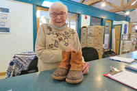 Shirley Weber volunteers at Wellfleet Bay