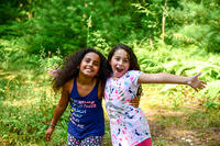 Two MABA campers smiling at the camera