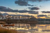 Canoe on a calm river at sunrise © Mark Goulding