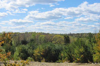Looking west from the highest point on the Wetherby property
