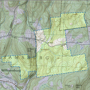 Map of the Graves Farm IBA site