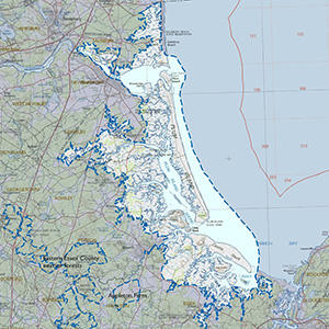 Map of the Great Marsh IBA site