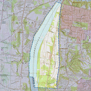 Map of the Longmeadow Flats IBA site