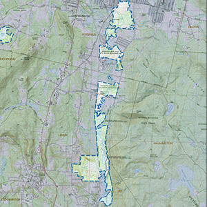 Map of the Upper Housatonic Valley IBA site