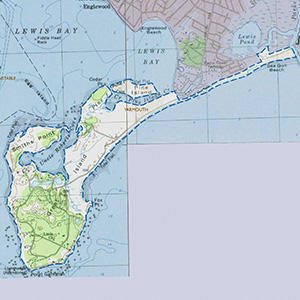 Map of the Yarmouth Beaches IBA site