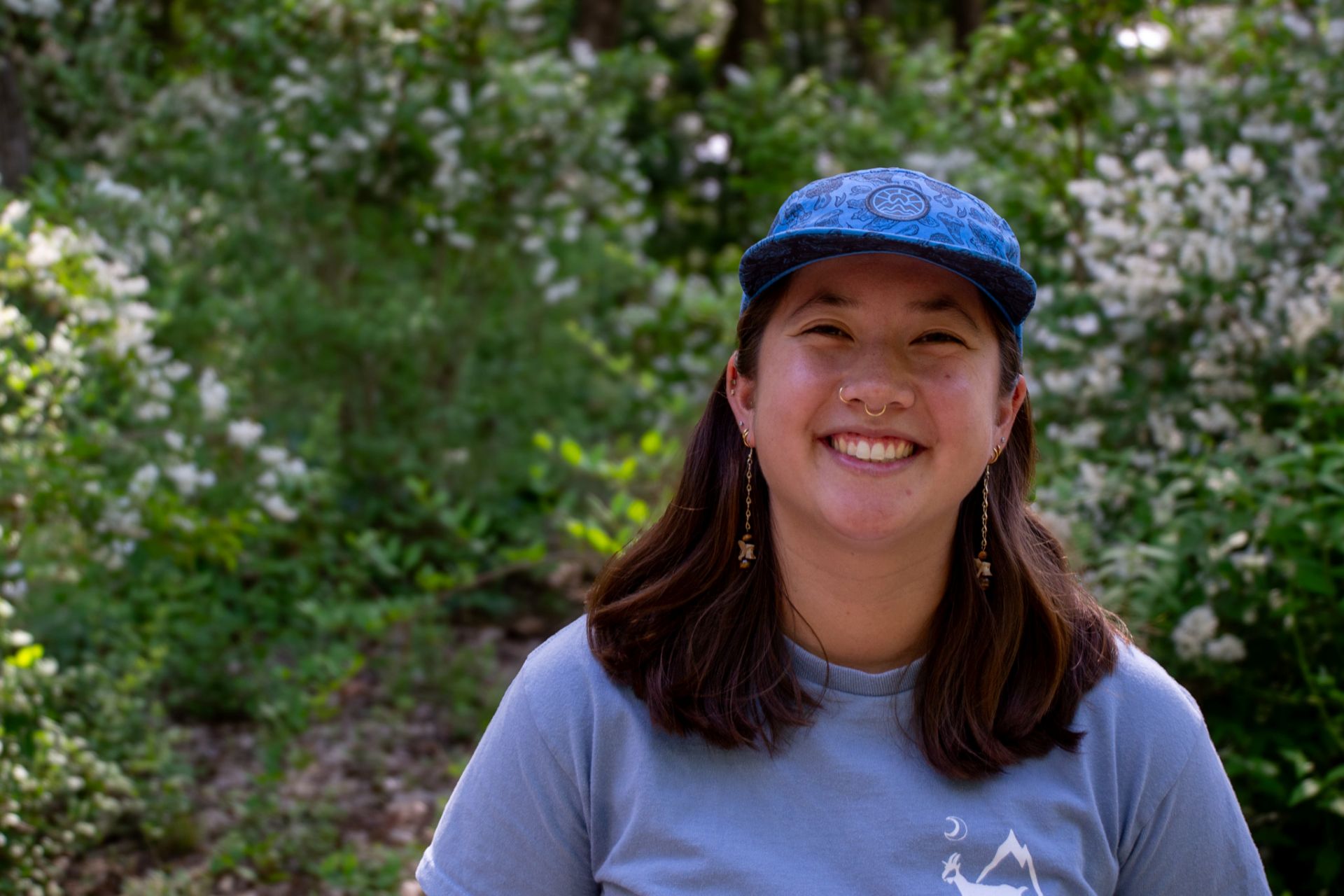 Jessie Traxler smiling outside
