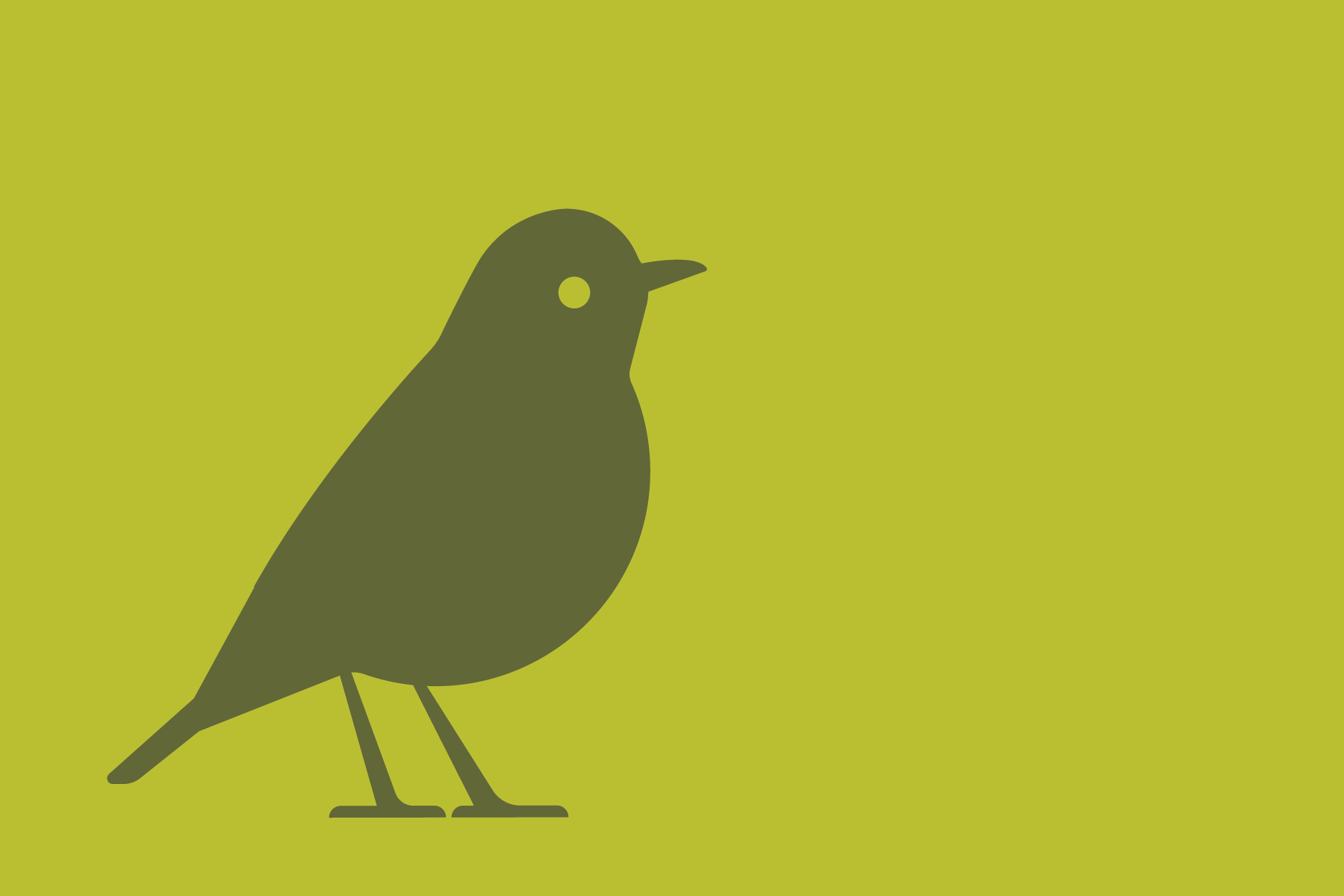 Wood Thrush two tone graphic