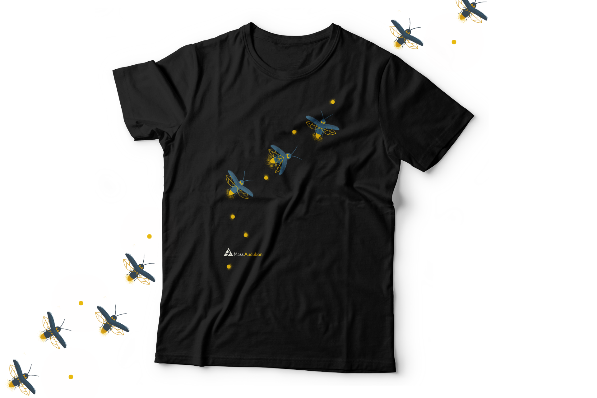 go wild fireflies t shirt