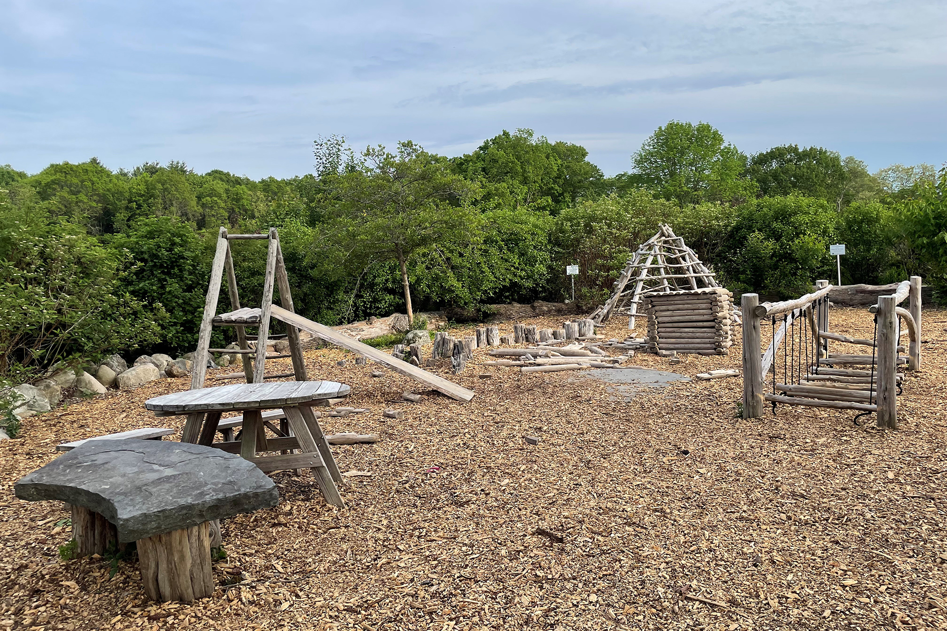 Ipswich River's nature play area