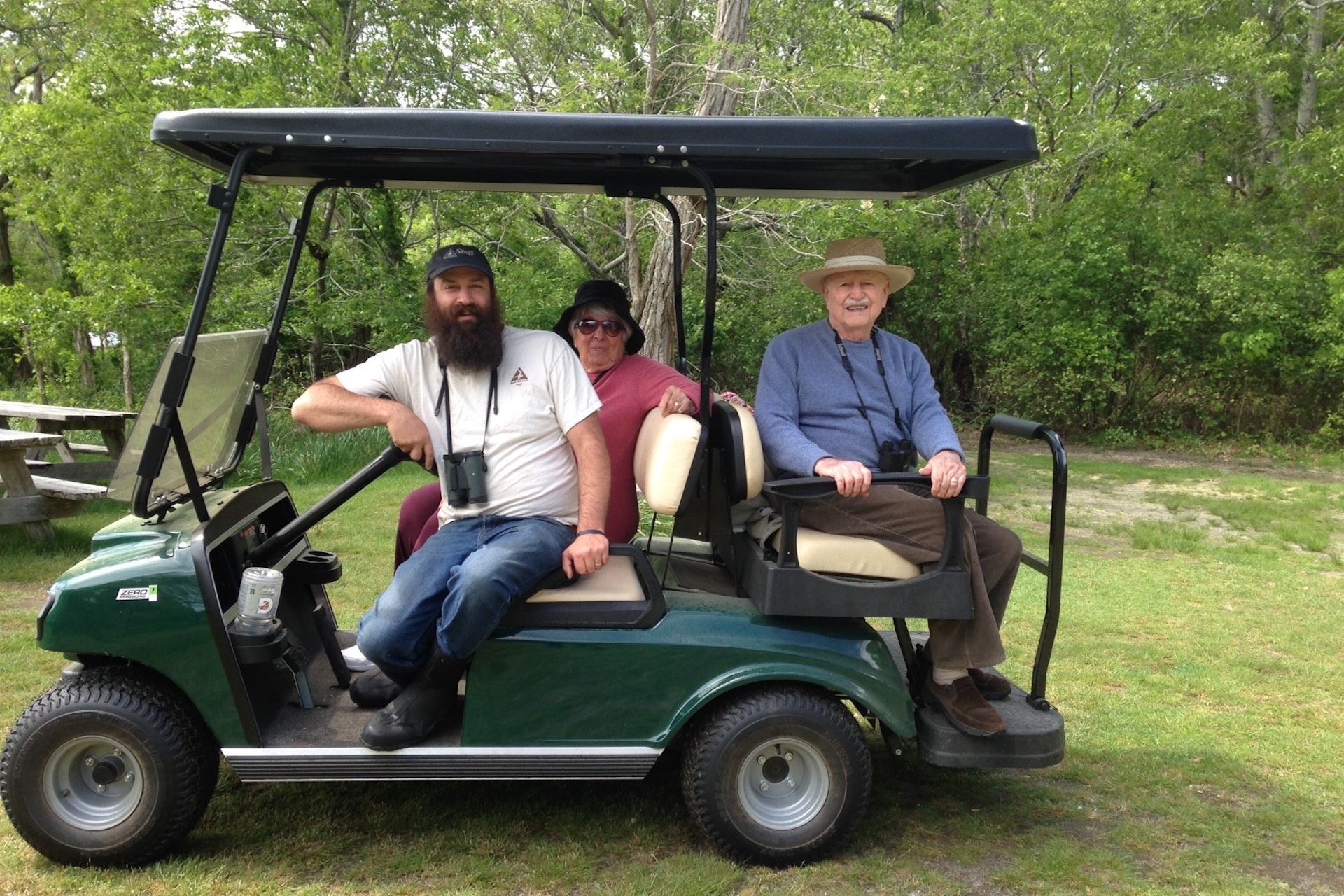 Access-Able golf cart tour at Felix Neck