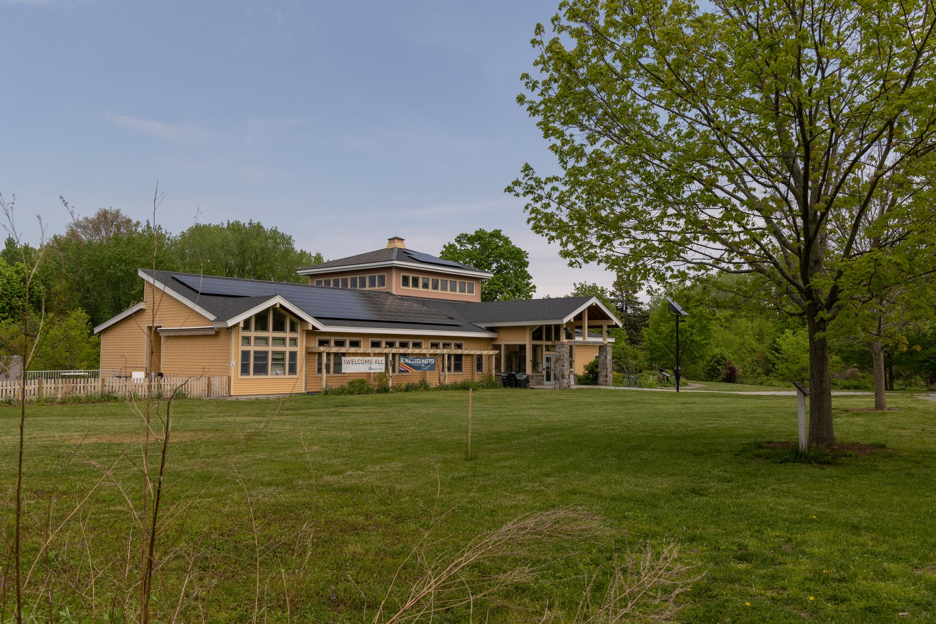 View of the Boston Nature Center building