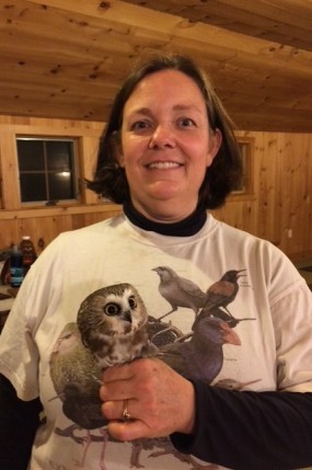 Gwen with owl