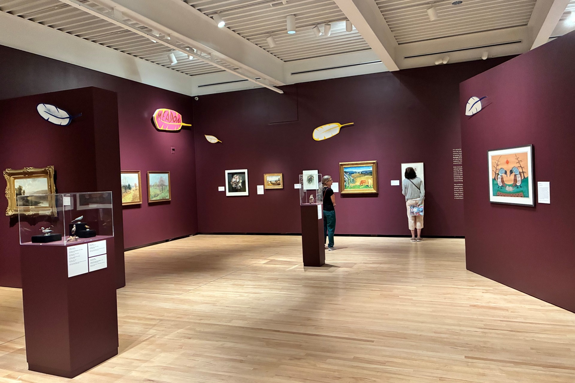 inside art exhibit