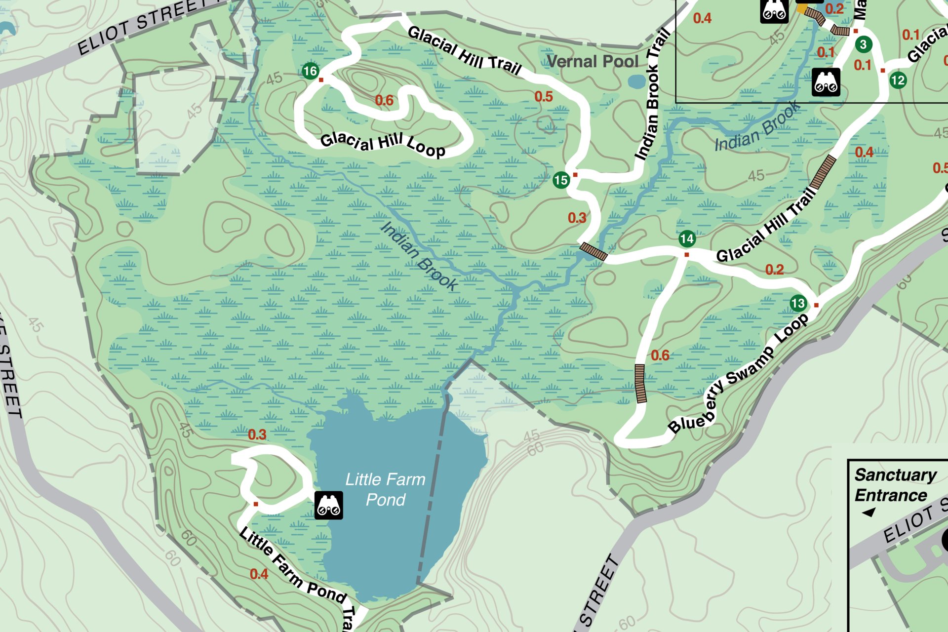 Broadmoor Trail Map