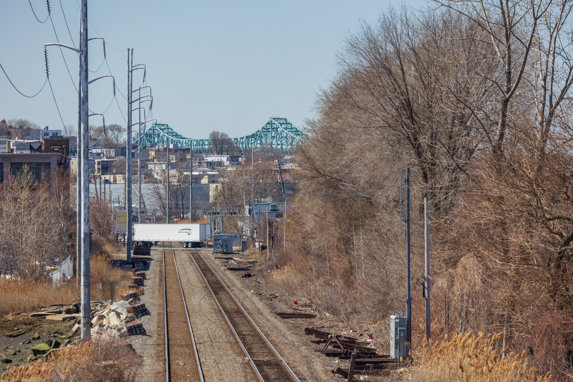 Railroad tracks in chelsea