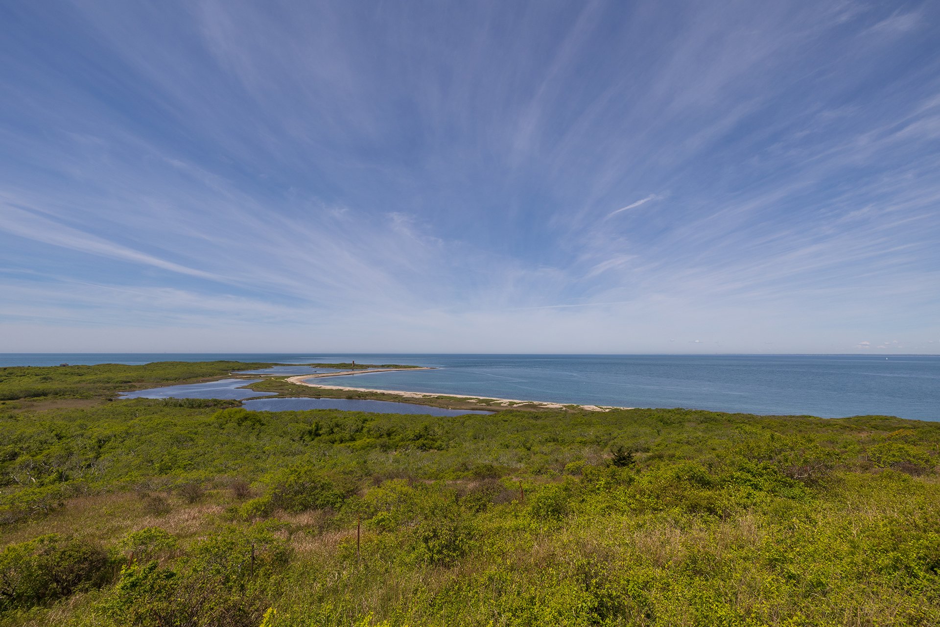 View of Island shore with blue sky