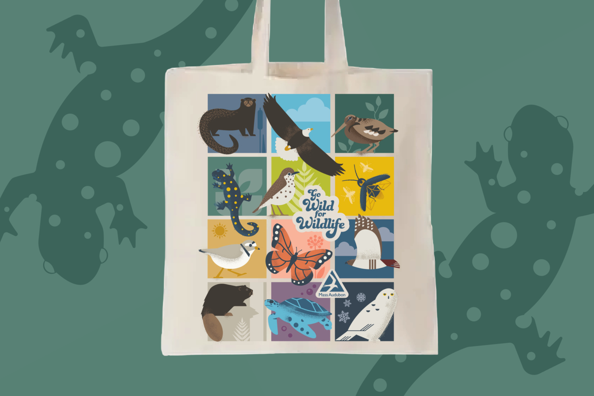 Go Wild Salamander Branded Tote