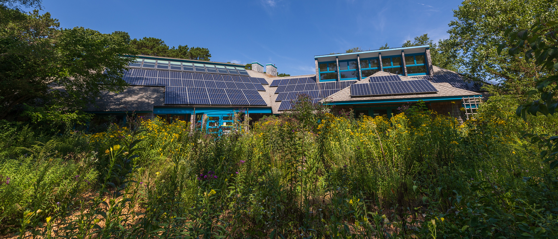 Wellfleet Nature Center with Solar Panels