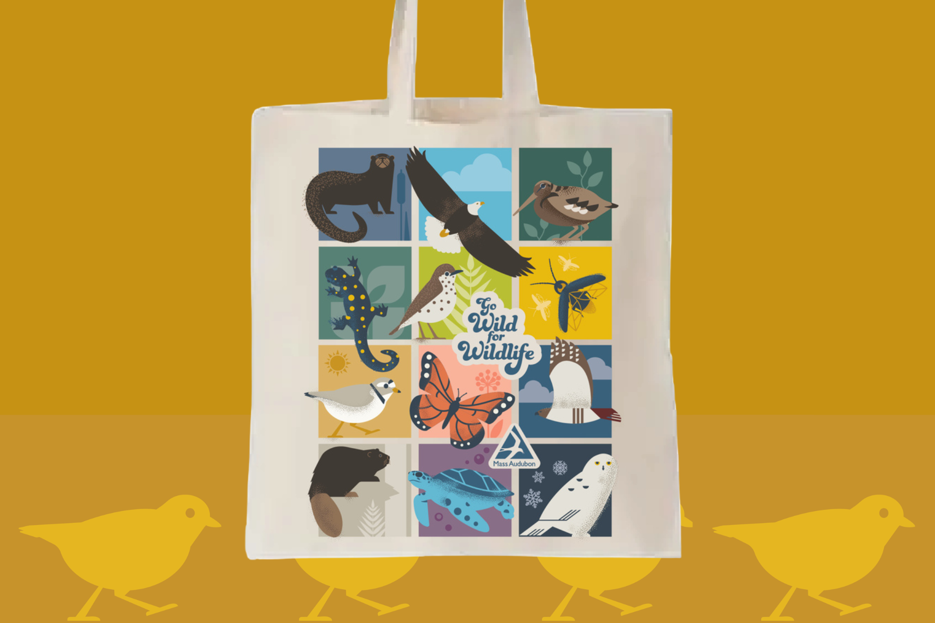 go wild bag with plovers
