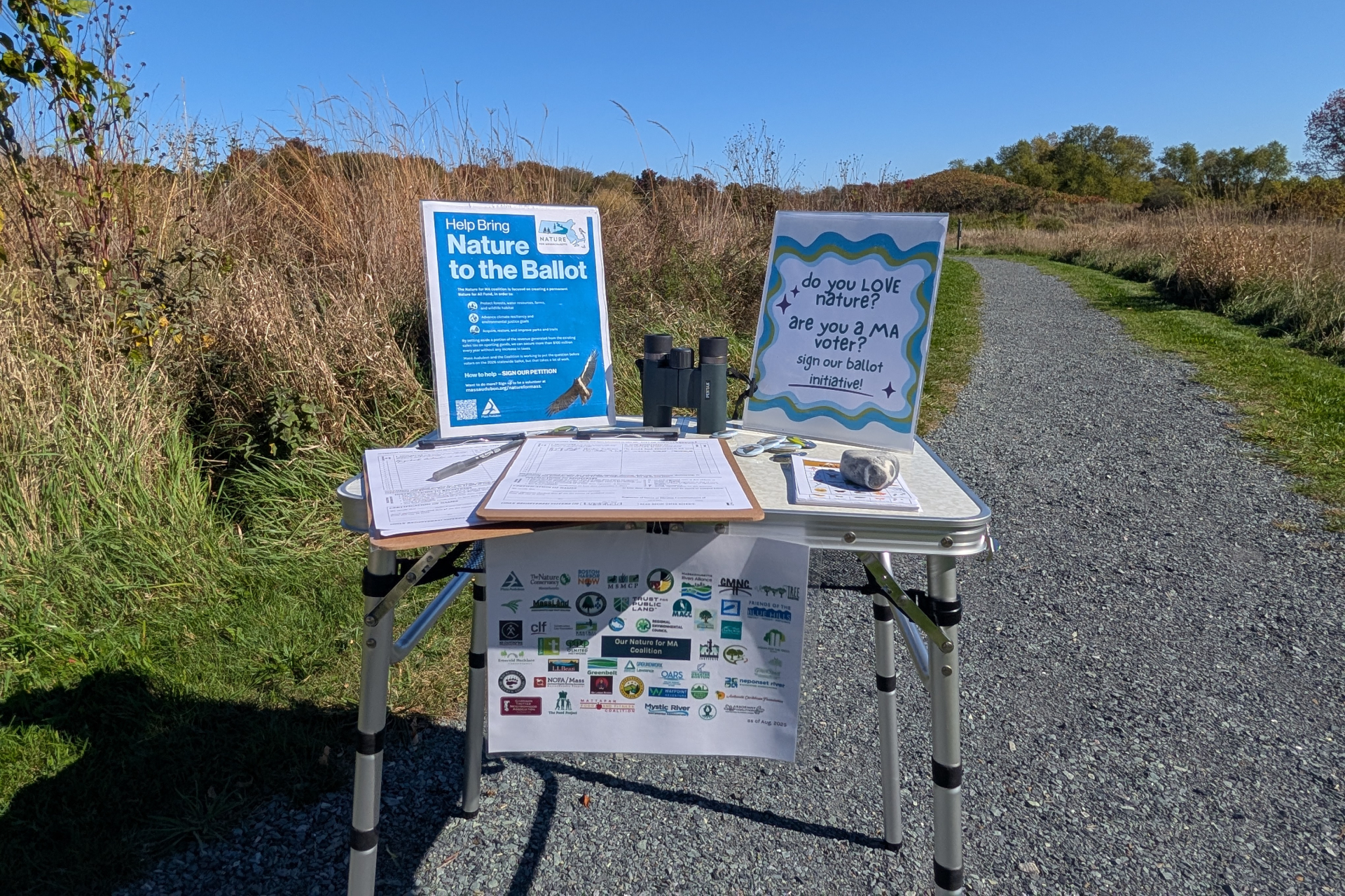 A migration station at Daniel Webster.