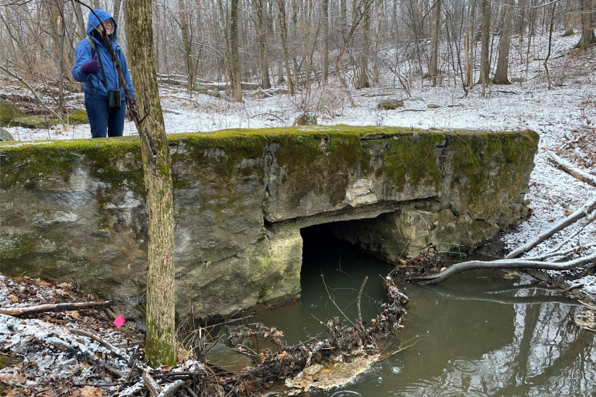 500 ft culvert towards the end of Troiano trail