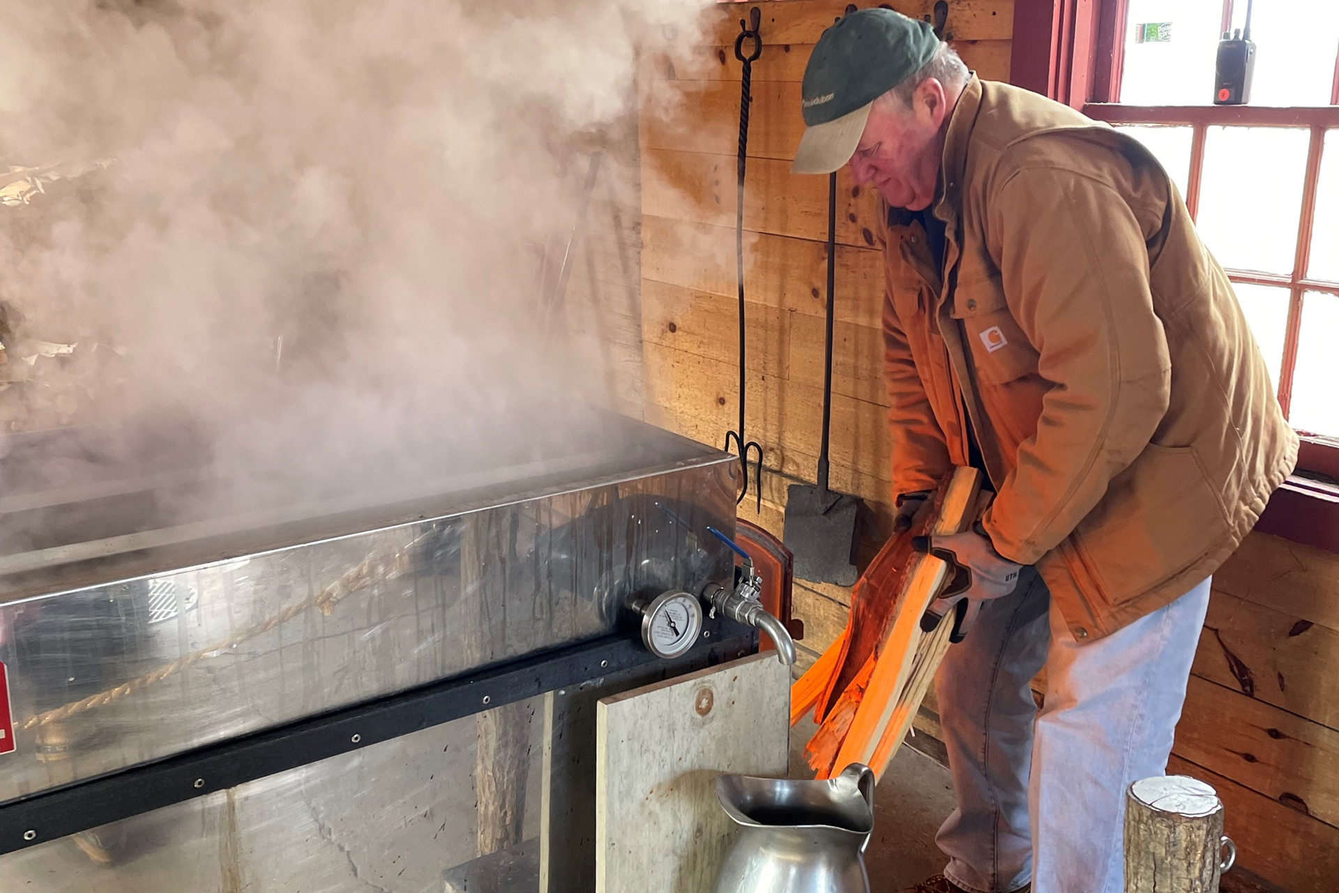 Making maple syrup