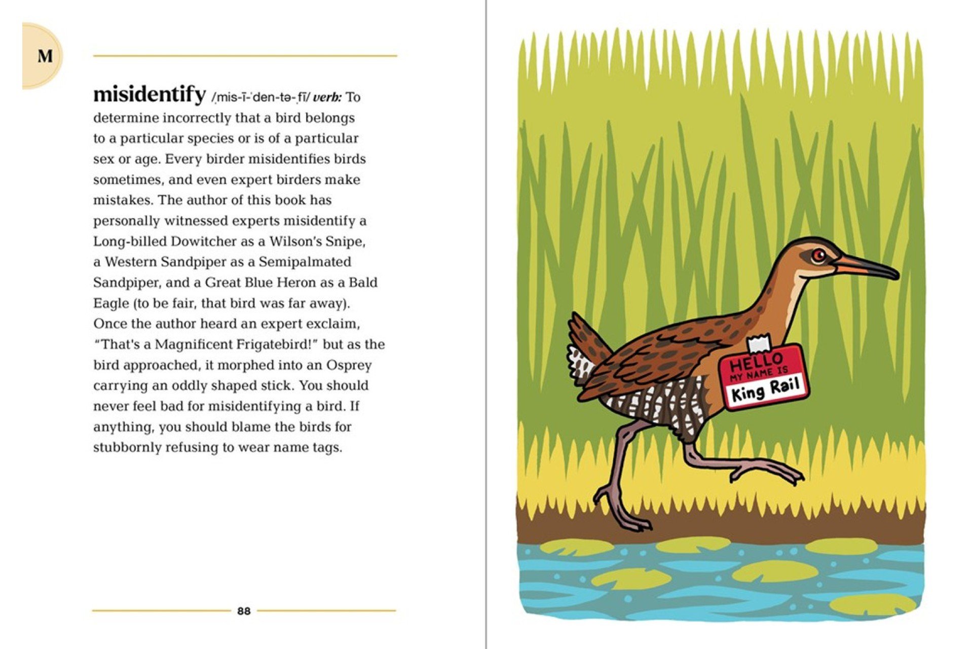 Birding Dictionary page
