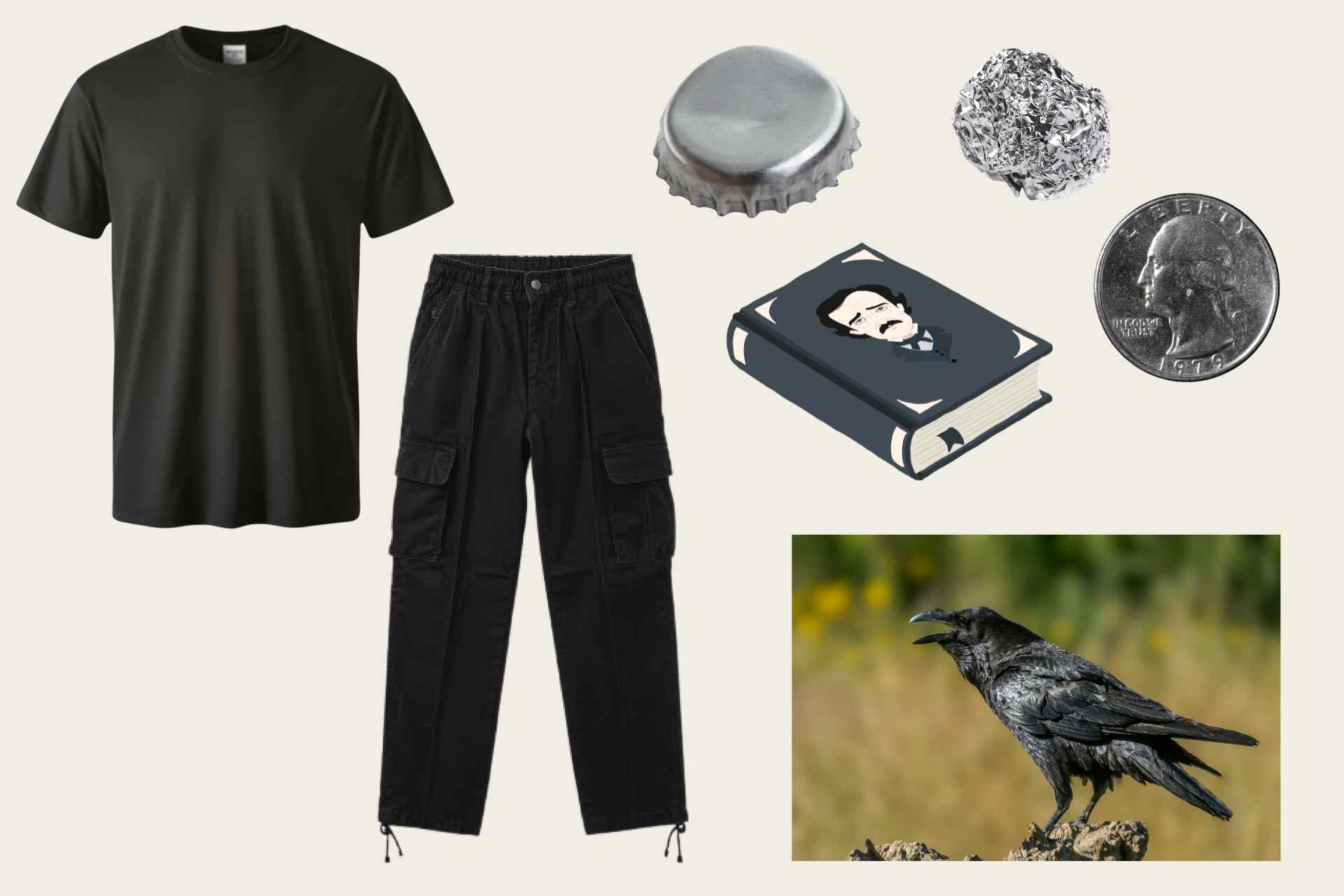 Raven Halloween Costume Starter Pack