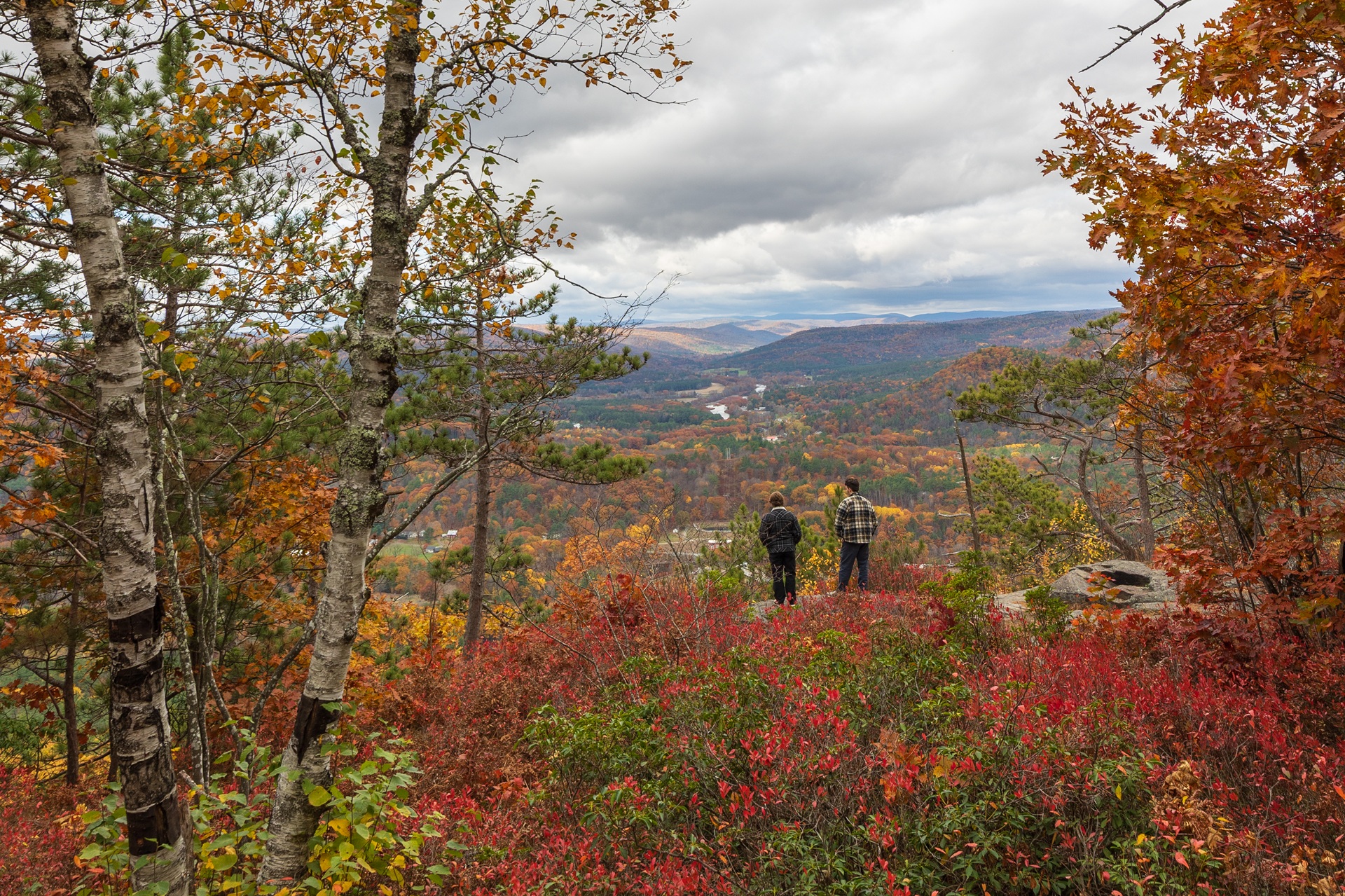 High Ledges view during fall