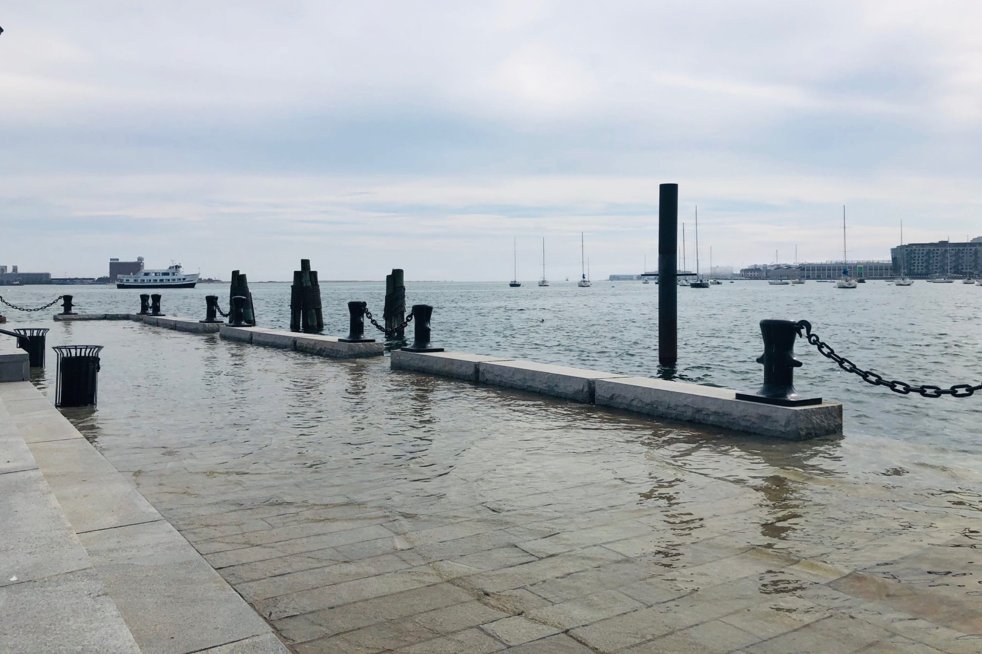 Flooded area in Boston