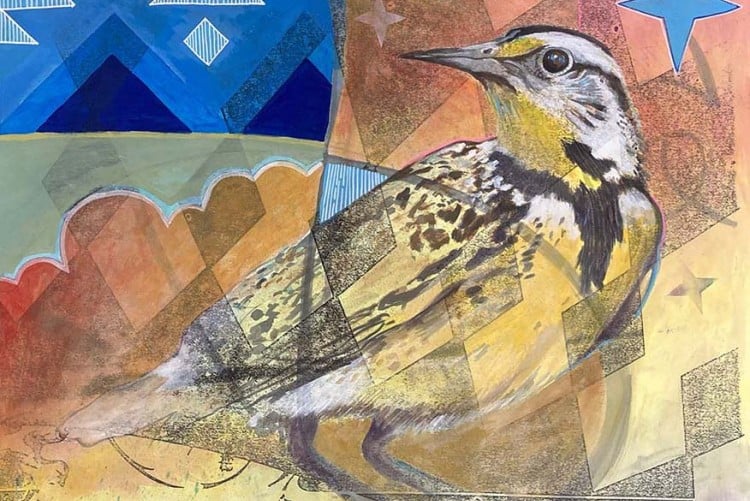 meadowlark painting