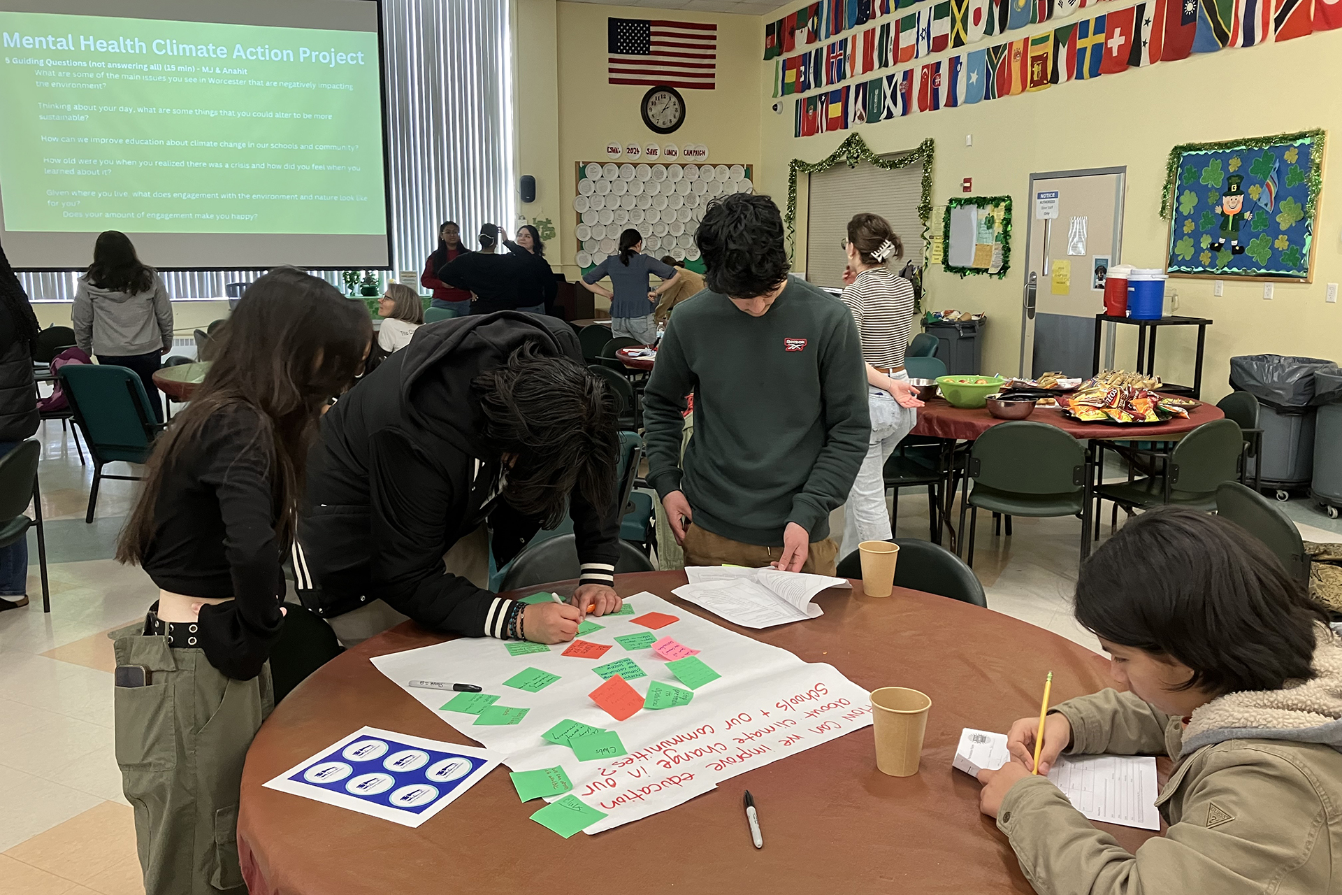 YCLP attendees at an action planning workshop