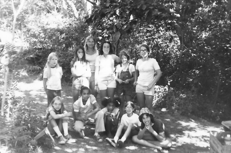 black and white photo from Wellfleet Camp