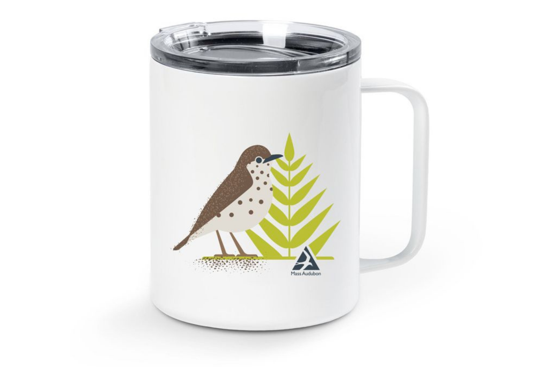 Wood thrush travel mug