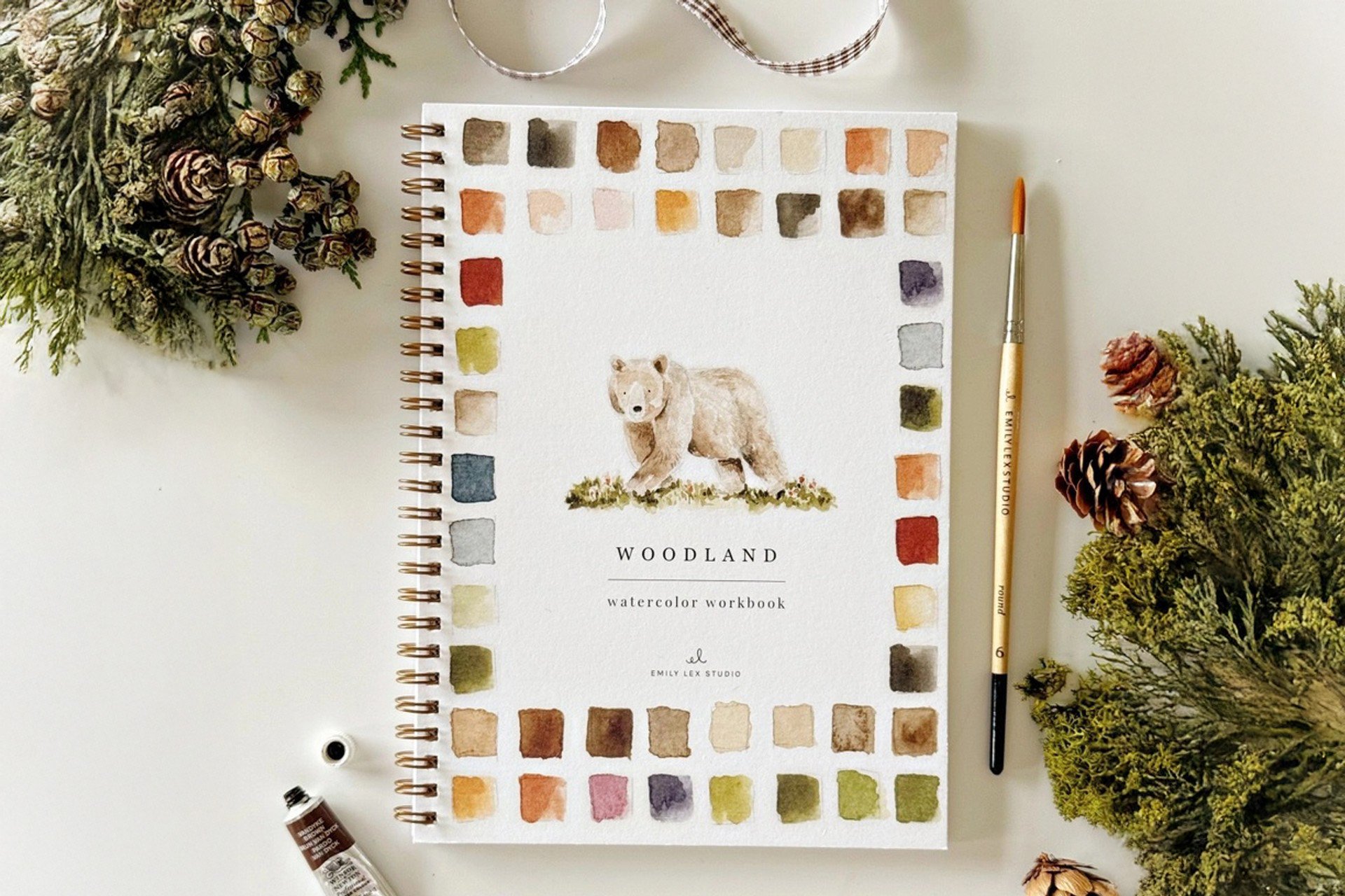 Woodland watercolor set