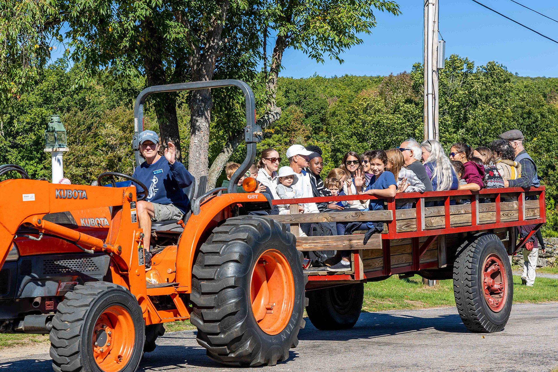 Hay rides at Hay Day 2022