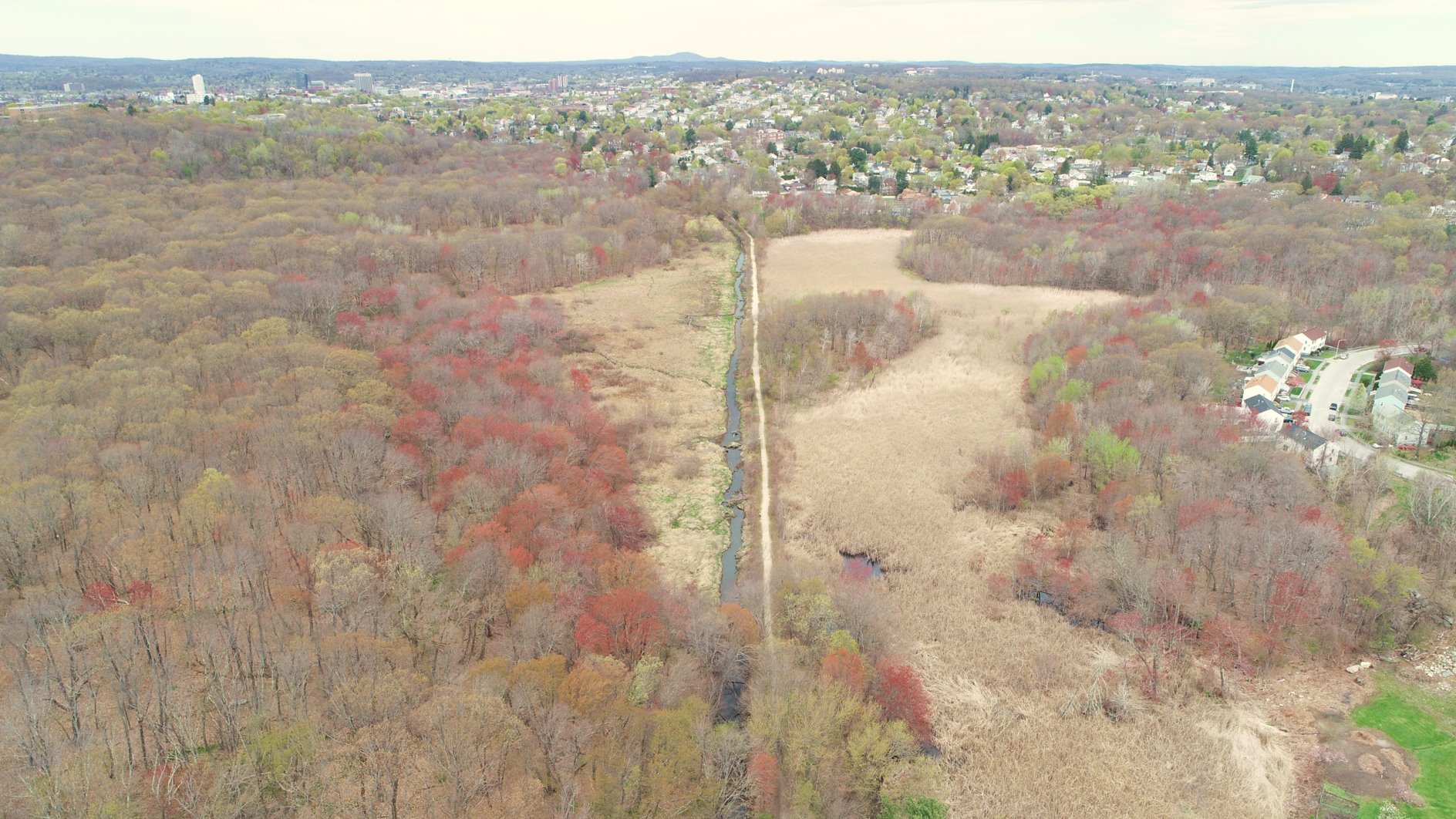 Birds Eye View of City of Worcester Restoration Project