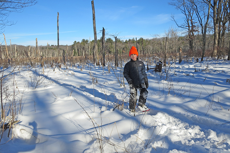 Snowshoeing at Ipswich River © Holly Chadwick