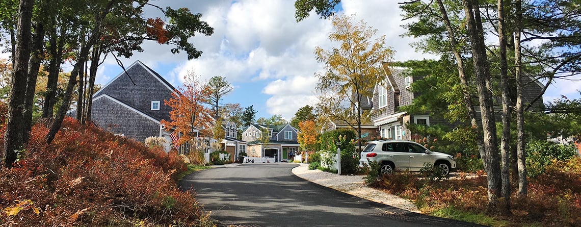 Planned community designed with sustainable LID techniques