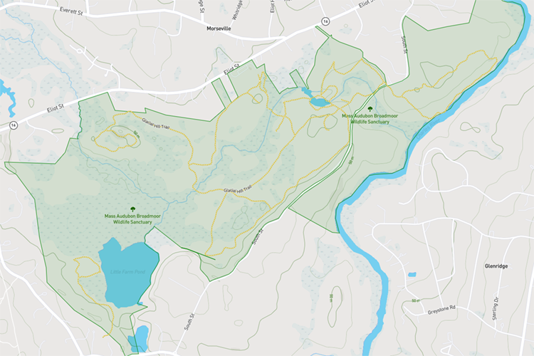 Broadmoor's interactive trail map