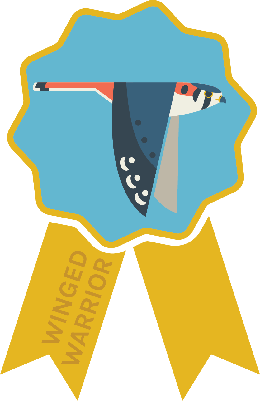 Winged Warriors Badge