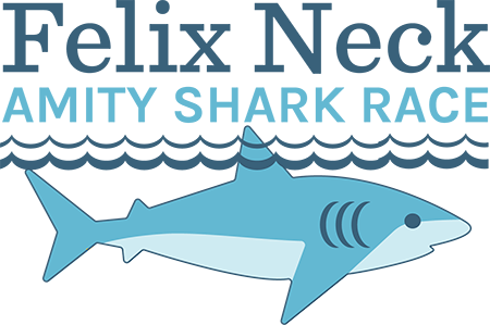 Felix Neck Amity Shark Race logo