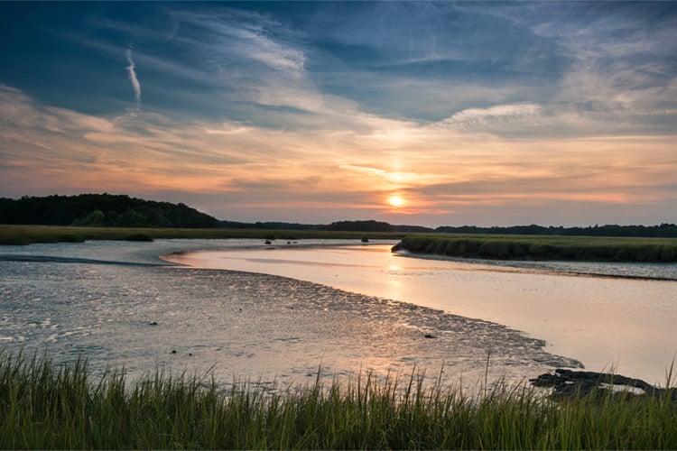 Sunset at Rough Meadows Wildlife Sanctuary © Paul Mozell 